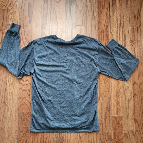 Crested Butte Colorado Unisex Gray Long Sleeve Top Large - Picture 2 of 6